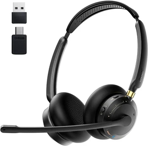 Wireless Headset with Mic for Work,Bluetooth Headset for Calls & Meetings Wireless Headset with Mic for Work,Bluetooth Headset for Calls & Meetings