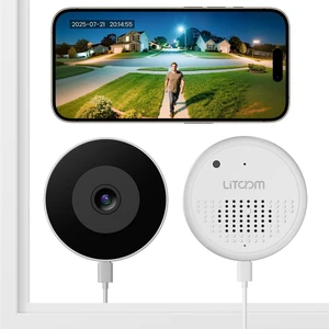 litokam Window Camera 3MP 2K, 2.4GHz & 5GHz Indoor Cameras for Home Security with Al Color Night Vision, Person/Motion/Sound Detection & Real-Time Alerts, 24/7 Recording, 104 View Angle, Double litokam Window Camera 3MP 2K, 2.4GHz & 5GHz Indoor Cameras for Home Security with Al Color Night Vision, Person/Motion/Sound Detection & Real-Time Alerts, 24/7 Recording, 104 View Angle, Double