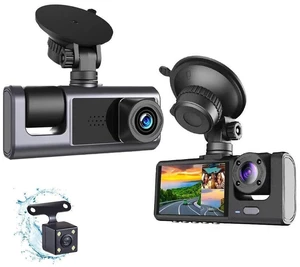 2K Dash Cam Front and Rear Inside Dash Camera for Car Security Video Recorder, Car DVR Dashcam 2'' Screen Loop Recording, HDR, G-Sensor, Night Vison 2K Dash Cam Front and Rear Inside Dash Camera for Car Security Video Recorder, Car DVR Dashcam 2'' Screen Loop Recording, HDR, G-Sensor, Night Vison