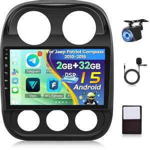 NHOPEEW 2+32G 10.1'' Android Car Stereo for Jeep Patriot Compass 2010-2016 NHOPEEW 2+32G 10.1'' Android Car Stereo for Jeep Patriot Compass 2010-2016