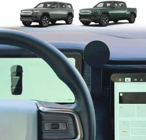TWRAPS Dashboard Phone Holder for Rivian R1S & R1T, iPhone and Other Phone Cases, No Glue or Screws Secure Anchor Behind Screen on Dash, Accessory for Rivian 2021-2026 (Magnetic Mount) TWRAPS Dashboard Phone Holder for Rivian R1S & R1T, iPhone and Other Phone Cases, No Glue or Screws Secure Anchor Behind Screen on Dash, Accessory for Rivian 2021-2026 (Magnetic Mount)