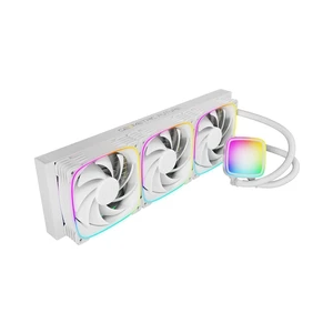 Geometric Future Eskimo Plus 36-360mm AIO CPU Liquid Cooler - 30mm-Thick Squama 3003 PWM ARGB Fans x 3-1.5 L/min High-Flow Pump - Intel LGA 1851/1700, AMD AM5/AM4 - White, GEO-EPS-36W Geometric Future Eskimo Plus 36-360mm AIO CPU Liquid Cooler - 30mm-Thick Squama 3003 PWM ARGB Fans x 3-1.5 L/min High-Flow Pump - Intel LGA 1851/1700, AMD AM5/AM4 - White, GEO-EPS-36W
