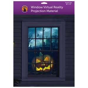 (48" x 72" White) Holographic Rear Projection Screen with Mounting Hardware for Projecting Halloween Videos (48" x 72" White) Holographic Rear Projection Screen with Mounting Hardware for Projecting Halloween Videos