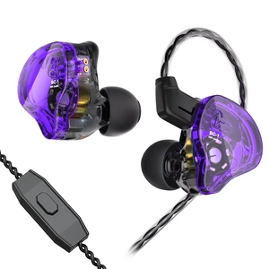YINYOO CCZ Melody Gaming Earbuds Wired in Ear Hearphones with Microphone IEM HiFi Bass with 1DD 1BA Hybrid, Detachable Cable for Smartphones/PC/Tablet/Gaming/Video/Music/Calling (Purple, with mic) YINYOO CCZ Melody Gaming Earbuds Wired in Ear Hearphones with Microphone IEM HiFi Bass with 1DD 1BA Hybrid, Detachable Cable for Smartphones/PC/Tablet/Gaming/Video/Music/Calling (Purple, with mic)