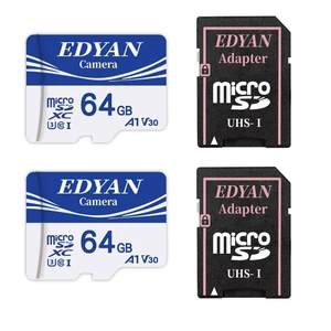 EDYAN64GB Micro SD Card, Camera 2-Pack, 95MB/s, A1 V30, for Action Camera EDYAN64GB Micro SD Card, Camera 2-Pack, 95MB/s, A1 V30, for Action Camera