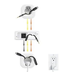 in Wall Cable Management Kit for TV & Soundbar - Cord Hiding for Wall, Hide TV Wires When Mounting, Includes Power & Low Voltage Cable Management, Includes Hole Saw Drill Attachment for Install in Wall Cable Management Kit for TV & Soundbar - Cord Hiding for Wall, Hide TV Wires When Mounting, Includes Power & Low Voltage Cable Management, Includes Hole Saw Drill Attachment for Install