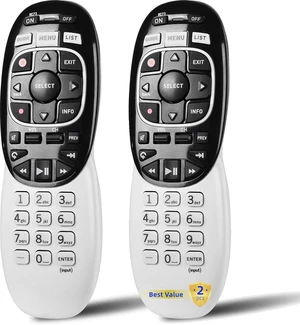 2 Packs Universal RC73 IR/RF Remote Control Replacement Compatible with DirecTV HR20 HR21 HR34 HR44 HR54 DVR Satellite Dish Receiver 2 Packs Universal RC73 IR/RF Remote Control Replacement Compatible with DirecTV HR20 HR21 HR34 HR44 HR54 DVR Satellite Dish Receiver