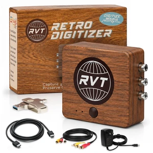 RVT VHS to Digital Converter Starter Kit with 32GB USB HDMI & RCA Cables RVT VHS to Digital Converter Starter Kit with 32GB USB HDMI & RCA Cables