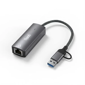 USB-C & USB-A to 5Gbps Ethernet Adapter, RTL8157 USB 3.2 RJ45 - UPTab USB-C & USB-A to 5Gbps Ethernet Adapter, RTL8157 USB 3.2 RJ45 - UPTab