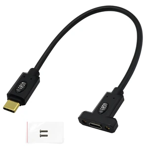 zdyCGTime USB 5.0 Extension Cable,USB C Male to Female 80Gbps/240W Fast Charging Transmission Data Cable, Thunderbolt 4/3 Compatible, Fits USB C Mounting Bracket,Laptop,Hubs,Etc. (30CM/12inch) zdyCGTime USB 5.0 Extension Cable,USB C Male to Female 80Gbps/240W Fast Charging Transmission Data Cable, Thunderbolt 4/3 Compatible, Fits USB C Mounting Bracket,Laptop,Hubs,Etc. (30CM/12inch)