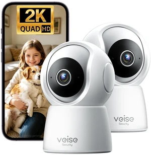 Veise 2K Indoor Camera for Home Security, Baby Monitor, WiFi Pet Dog Camera Veise 2K Indoor Camera for Home Security, Baby Monitor, WiFi Pet Dog Camera