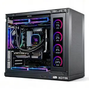 KOTIN Gaming PC, Ultra 7 265KF, GeForce RTX 5060 Ti 8GB, 16GB DDR5 6000MHz, 1TB PCIe 4.0 SSD, 11.3" Display, 650W 80+ Gold PSU, 5 ARGB Fans, Windows 11 Home, Prebulit Desktop Computer for 1080P/1440P KOTIN Gaming PC, Ultra 7 265KF, GeForce RTX 5060 Ti 8GB, 16GB DDR5 6000MHz, 1TB PCIe 4.0 SSD, 11.3" Display, 650W 80+ Gold PSU, 5 ARGB Fans, Windows 11 Home, Prebulit Desktop Computer for 1080P/1440P