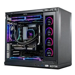 KOTIN Gaming PC, Ultra 7 265KF, GeForce RTX 5060 Ti 8GB, 16GB DDR5 6000MHz, 1TB PCIe 4.0 SSD, 11.3" Display, 650W 80+ Gold PSU, 5 ARGB Fans, Windows 11 Home, Prebulit Desktop Computer for 1080P/1440P KOTIN Gaming PC, Ultra 7 265KF, GeForce RTX 5060 Ti 8GB, 16GB DDR5 6000MHz, 1TB PCIe 4.0 SSD, 11.3" Display, 650W 80+ Gold PSU, 5 ARGB Fans, Windows 11 Home, Prebulit Desktop Computer for 1080P/1440P