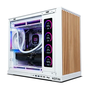 KOTIN Gaming PC, Ryzen 7 9800X3D, RX 9070 XT 16GB, 32GB DDR5, 1TB SSD, Prebuilt Gaming Desktop, 11.3In Smart Display, 360mm Liquid Cooler, WiFi 7, 850W Gold PSU, Windows 11, ARGB Computer 1440p 4K KOTIN Gaming PC, Ryzen 7 9800X3D, RX 9070 XT 16GB, 32GB DDR5, 1TB SSD, Prebuilt Gaming Desktop, 11.3In Smart Display, 360mm Liquid Cooler, WiFi 7, 850W Gold PSU, Windows 11, ARGB Computer 1440p 4K