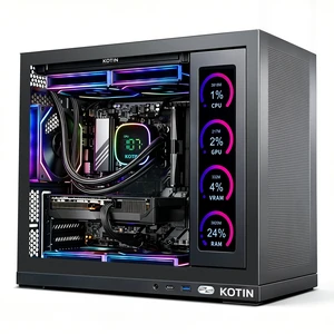 KOTIN Gaming PC, AMD Ryzen 7 7800X3D, GeForce RTX 5060 Ti, 16GB DDR5, 1TB Gen4 SSD, 9.16" Smart Display, 650W 80+ Gold PSU, 5 ARGB Fans, Windows 11 Home, Prebuilt Desktop Computer for 1080P/1440P KOTIN Gaming PC, AMD Ryzen 7 7800X3D, GeForce RTX 5060 Ti, 16GB DDR5, 1TB Gen4 SSD, 9.16" Smart Display, 650W 80+ Gold PSU, 5 ARGB Fans, Windows 11 Home, Prebuilt Desktop Computer for 1080P/1440P