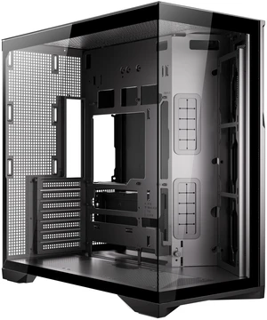 ESGAMING EdgeFlow ATX Dual-Chamber Gaming PC Case - Black ESGAMING EdgeFlow ATX Dual-Chamber Gaming PC Case - Black