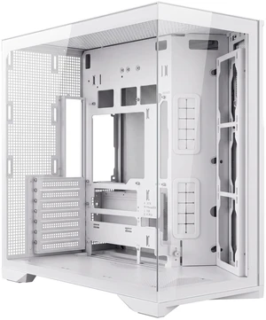 ESGAMING EdgeFlow ATX Dual-Chamber Gaming PC Case - White ESGAMING EdgeFlow ATX Dual-Chamber Gaming PC Case - White