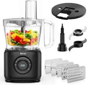 7-in-1 Professional Food Processor, 1000W Powerful Electric Vegetable Chopper, 14-Cup XL Bowl, Large Feed Chute, Cheese Shredding, Meat Chopping, Shredding and Slicing, Mixing and Doughing 7-in-1 Professional Food Processor, 1000W Powerful Electric Vegetable Chopper, 14-Cup XL Bowl, Large Feed Chute, Cheese Shredding, Meat Chopping, Shredding and Slicing, Mixing and Doughing