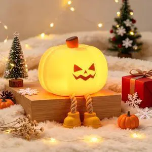 Generic Brand Pumpkin Night Light Halloween Night Light with Timer Soft Squeezable Touch Lamp Rechargeable Dimmable Cute Lamp Bedroom Desk Decor Halloween Decor Gifts Generic Brand Pumpkin Night Light Halloween Night Light with Timer Soft Squeezable Touch Lamp Rechargeable Dimmable Cute Lamp Bedroom Desk Decor Halloween Decor Gifts