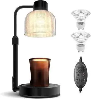Perfit Candle Warmer Lamp with Timer, Adjustable Height, Dimming, and 24-Hour Cycle Ideal Mothers Day, Birthday, and Housewarming Gift Wax Melt Warmer for Scented Jar Candles, 1 Pack Perfit Candle Warmer Lamp with Timer, Adjustable Height, Dimming, and 24-Hour Cycle Ideal Mothers Day, Birthday, and Housewarming Gift Wax Melt Warmer for Scented Jar Candles, 1 Pack