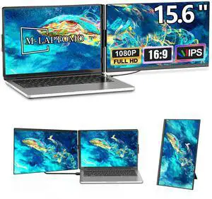 15.6" Detachable Laptop Screen Extender, 120% sRGB FHD 1080P Portable Dual Monitor for 13"-17" Laptops, Plug & Play Laptop Monitor Extender for Windows, macOS, Android, ChromeOS & PS5 15.6" Detachable Laptop Screen Extender, 120% sRGB FHD 1080P Portable Dual Monitor for 13"-17" Laptops, Plug & Play Laptop Monitor Extender for Windows, macOS, Android, ChromeOS & PS5