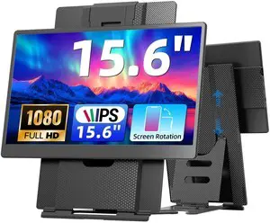 15.6" Laptop Screen Extender, Detachable & Height Adjustable Portable Monitor, FHD 1080P IPS, Fit for 12 - 17.3" Laptops, Plug & Play, Dual Travel Monitor Extender for Mac/Windows/Phone/Tablet 15.6" Laptop Screen Extender, Detachable & Height Adjustable Portable Monitor, FHD 1080P IPS, Fit for 12 - 17.3" Laptops, Plug & Play, Dual Travel Monitor Extender for Mac/Windows/Phone/Tablet