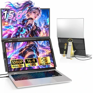 Laptop Screen Extender, 15.6 FHD 1080P Eye Care & Neck-Friendly Travel Monitor for Laptop,0.2" Ultra-Thin Display with 100% sRGB, Vertical Screen Extender Plug & Play for Windows/Mac/Android/Chrome Laptop Screen Extender, 15.6 FHD 1080P Eye Care & Neck-Friendly Travel Monitor for Laptop,0.2" Ultra-Thin Display with 100% sRGB, Vertical Screen Extender Plug & Play for Windows/Mac/Android/Chrome