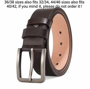 Style04 Leather Men's Belts Full Grain Genuine Casual Jeans Dress Belts for Men Brown 36-38 size Style04 Leather Men's Belts Full Grain Genuine Casual Jeans Dress Belts for Men Brown 36-38 size