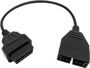 12 Pin to 16 Pin OBD Converter Cable Car Diagnostic Scanner Adapter 12 Pin to 16 Pin OBD Converter Cable Car Diagnostic Scanner Adapter