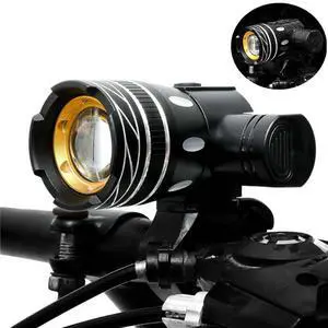 Waterproof Super Bright LED Bike Light USB Rechargeable Bicycle Front Headlight T6 Front Light + 918 Rear Light Waterproof Super Bright LED Bike Light USB Rechargeable Bicycle Front Headlight T6 Front Light + 918 Rear Light