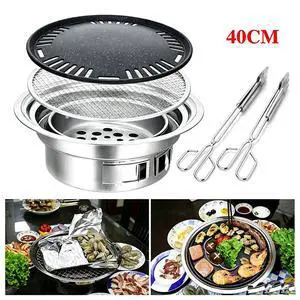 Portable Camping Grill Stove Charcoal Barbecue Grill Household Korean BBQ Grill Portable Camping Grill Stove Charcoal Barbecue Grill Household Korean BBQ Grill