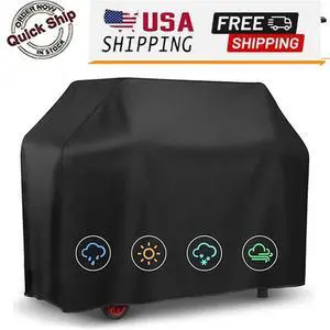 57Inch BBQ Gas Grill Cover Outdoor Heavy Duty Barbecue Waterproof UV Protection 420D Oxford Fabric 145x61x117cm 57Inch BBQ Gas Grill Cover Outdoor Heavy Duty Barbecue Waterproof UV Protection 420D Oxford Fabric 145x61x117cm
