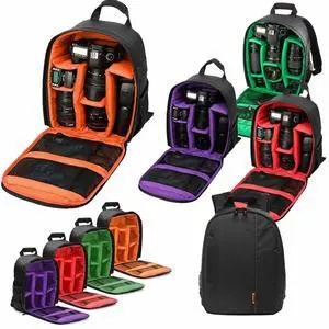 Digital Camera Waterproof Sling Backpack Shoulder Bag for Canon Nikon Sony DSLR orange Digital Camera Waterproof Sling Backpack Shoulder Bag for Canon Nikon Sony DSLR orange
