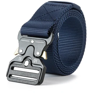 Genuine Tactical Belt Quick Release Nylon Military Outdoor Sports Black Unisex Dark Blue+Gold Ear 125CM -49.21 In Genuine Tactical Belt Quick Release Nylon Military Outdoor Sports Black Unisex Dark Blue+Gold Ear 125CM -49.21 In