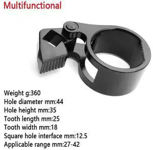 Black Inner Tie Rod Wrench Universal Steering Track Removal Garage Tool 27-42mm Black Inner Tie Rod Wrench Universal Steering Track Removal Garage Tool 27-42mm