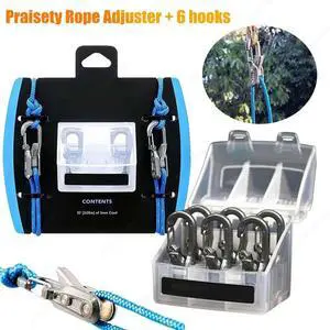 6 Hooks+6 Ropes with Roller Tensioner Lock Buckle Tie Down Rope Cargo Tightening 6 Hooks+6 Ropes 6 Hooks+6 Ropes with Roller Tensioner Lock Buckle Tie Down Rope Cargo Tightening 6 Hooks+6 Ropes