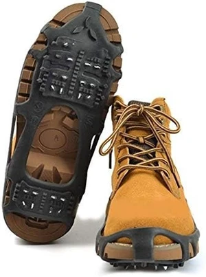 Ice Cleats Snow Traction Cleats Crampon for Walking on Snow and Ice Non-Slip Ove Large-7.5-9.5 men/9-11 women Ice Cleats Snow Traction Cleats Crampon for Walking on Snow and Ice Non-Slip Ove Large-7.5-9.5 men/9-11 women