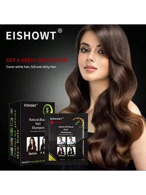 Hair dye shampoo, quickly covers white hair, plant extract hair dye, suitable for both men and women, 10 packs of 30ml in bags (crimson color) Hair dye shampoo, quickly covers white hair, plant extract hair dye, suitable for both men and women, 10 packs of 30ml in bags (crimson color)