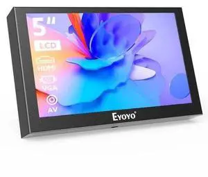 Eyoyo 5 inch Monitor 800x480 LCD Screen HDMI/VGA/AV for Car PC DVD DVR CCD DSLR Eyoyo 5 inch Monitor 800x480 LCD Screen HDMI/VGA/AV for Car PC DVD DVR CCD DSLR