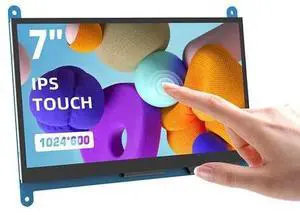 7'' Touch Screen Raspberry Pi HDMI Monitor 1024x600 IPS Portable LCD PC Display 7'' Touch Screen Raspberry Pi HDMI Monitor 1024x600 IPS Portable LCD PC Display