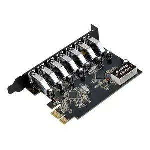 SIIG USB 3.0 7-Port External PCIe Host Adapter - Supports UASP (LB-US0514-S1) SIIG USB 3.0 7-Port External PCIe Host Adapter - Supports UASP (LB-US0514-S1)