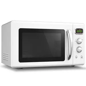 ARLIME Retro Microwave 0.9Cu.Ft, 900W Countertop Microwave Oven w/5 Power Level, Defrost & Auto Cooking, LED Display, Pull Handle, Easy Clean Stainless Steel Interior, Child Lock, ETL Certification ARLIME Retro Microwave 0.9Cu.Ft, 900W Countertop Microwave Oven w/5 Power Level, Defrost & Auto Cooking, LED Display, Pull Handle, Easy Clean Stainless Steel Interior, Child Lock, ETL Certification
