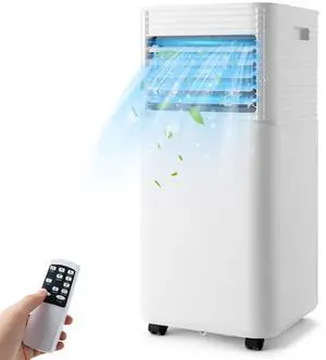 ARLIME Portable Air Conditioners, 10000 BTU Air Unit Cools up to 350 sq. ft. Freestanding Air Cooler w/Fan & Dehumidifier, Remote Control, Window Mount Kits for Home Office, White ARLIME Portable Air Conditioners, 10000 BTU Air Unit Cools up to 350 sq. ft. Freestanding Air Cooler w/Fan & Dehumidifier, Remote Control, Window Mount Kits for Home Office, White