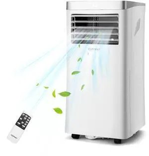 ARLIME 3-IN-1 Portable Air Conditioner, 8000 BTU AC Unit w/Fan & Dehumidifier, 2 Fan Speed, 24H Timer, Low Noise Sleep Mode, Ait Conditioner for Bedroom, Cools up to 230 Sq.ft ARLIME 3-IN-1 Portable Air Conditioner, 8000 BTU AC Unit w/Fan & Dehumidifier, 2 Fan Speed, 24H Timer, Low Noise Sleep Mode, Ait Conditioner for Bedroom, Cools up to 230 Sq.ft