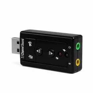 USB 2.0 External 7.1 Channel 3D Virtual Sound Card Mic Adapter Laptop PC #15 NEW USB 2.0 External 7.1 Channel 3D Virtual Sound Card Mic Adapter Laptop PC #15 NEW