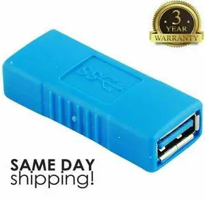 USB Female to Female 3.0 Type A Adapter Coupler Gender Changer Connector NEW USB Female to Female 3.0 Type A Adapter Coupler Gender Changer Connector NEW