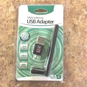 New W/Antenna 300n 300Mbps Mini Wireless USB Wifi Adapter Network 802.11n/g/b New W/Antenna 300n 300Mbps Mini Wireless USB Wifi Adapter Network 802.11n/g/b