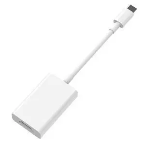 USB-C Type C to HDMI Adapter USB 3.1 Cable For MHL Android Phone Tablet White USB-C Type C to HDMI Adapter USB 3.1 Cable For MHL Android Phone Tablet White