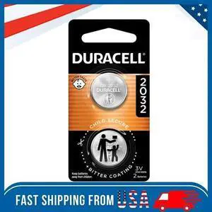 Duracell 2032 CR2032 DL2032 CR Lithium Button Cell Battery 2 Pack Exp. Jan 2034 Duracell 2032 CR2032 DL2032 CR Lithium Button Cell Battery 2 Pack Exp. Jan 2034
