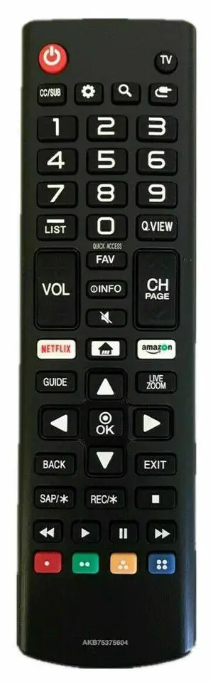 Universal TV Remote AKB75095307 for Smart TV Netflix Amazon sub AKB75375604 Universal TV Remote AKB75095307 for Smart TV Netflix Amazon sub AKB75375604